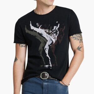 John Varvatos Men's David Bowie Capsule The Man Who Sold The World T-Shirt Black